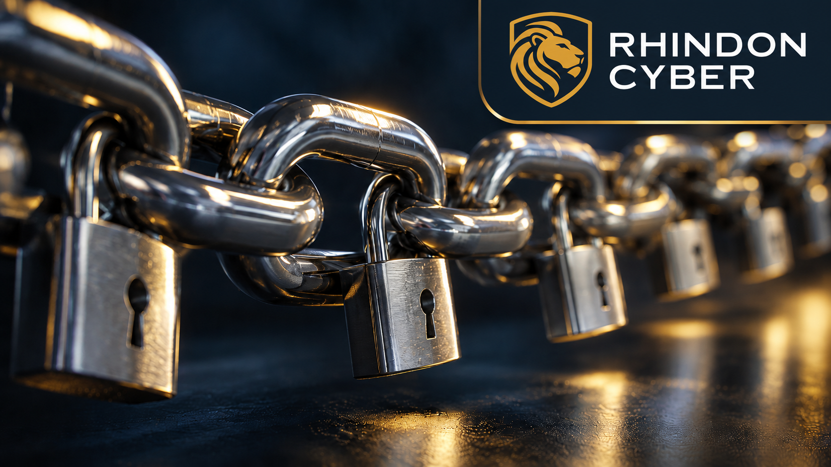 Chain of padlocks representing verifiable evidence lineage